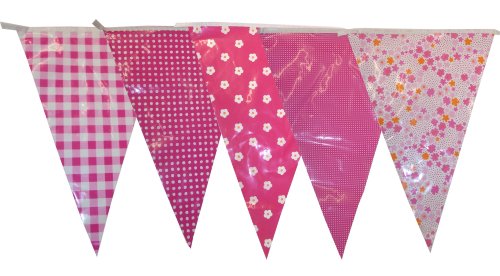 Pink Chic30 Paper Flag Bunting 